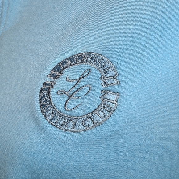 ADIDAS Golf Men’s Quarter Zip Powder Blue Pullover Size Large - Picture 3 of 10